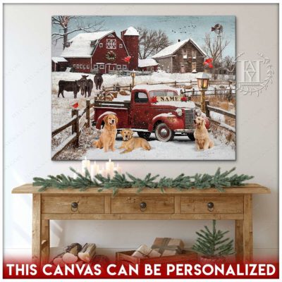 christmas barn art