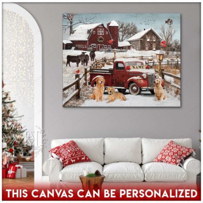 christmas barn art