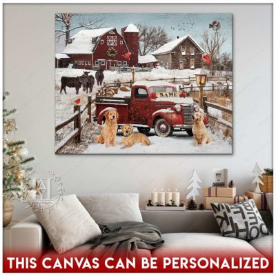 christmas barn art