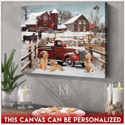 christmas barn art