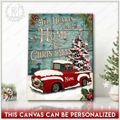 old christmas pickup truck