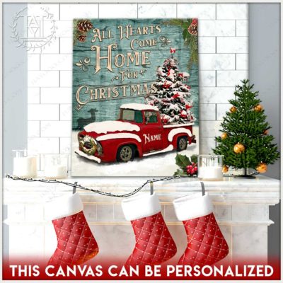 old christmas pickup truck