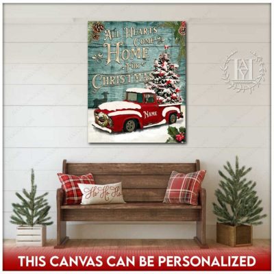 old christmas pickup truck