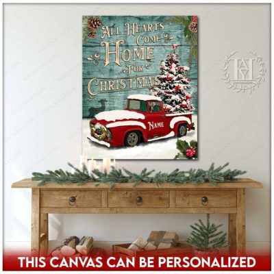 old christmas pickup truck