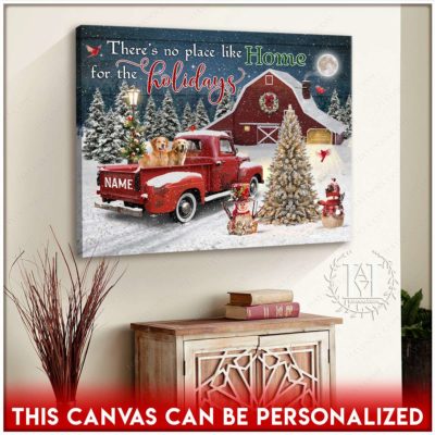 snowy christmas night