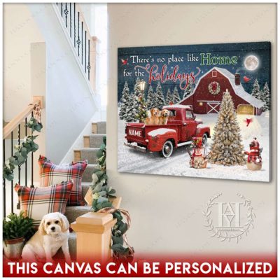 snowy christmas night