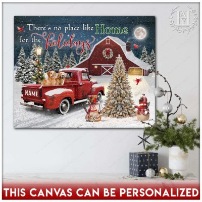 snowy christmas night