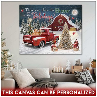 snowy christmas night