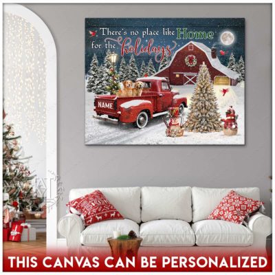 snowy christmas night