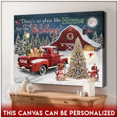 snowy christmas night