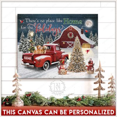 snowy christmas night