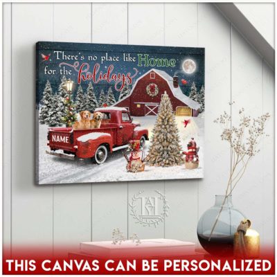 snowy christmas night