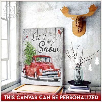 let it snow wall art