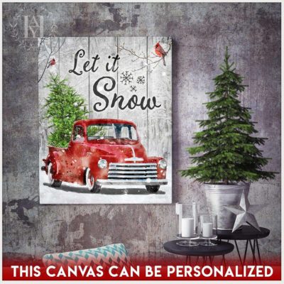 let it snow wall art