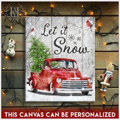 let it snow wall art