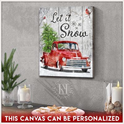 let it snow wall art