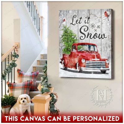 let it snow wall art