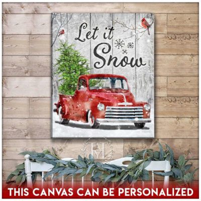 let it snow wall art