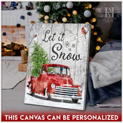let it snow wall art