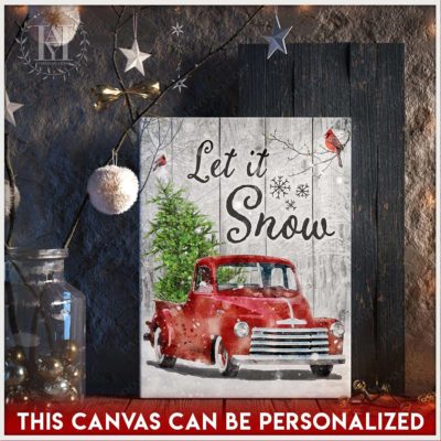 let it snow wall art