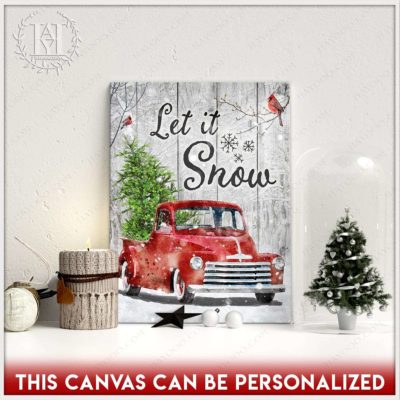 let it snow wall art