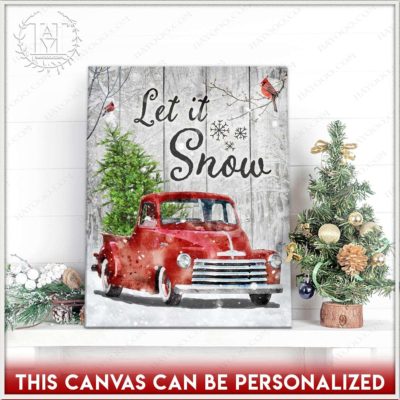 let it snow wall art