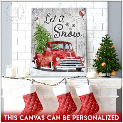 let it snow wall art