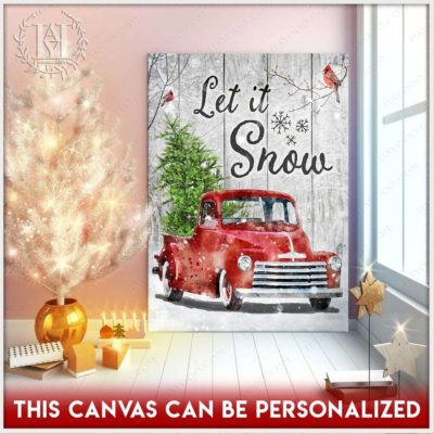 let it snow wall art