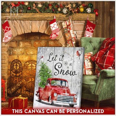 let it snow wall art