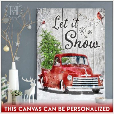 let it snow wall art