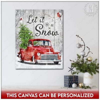 let it snow wall art