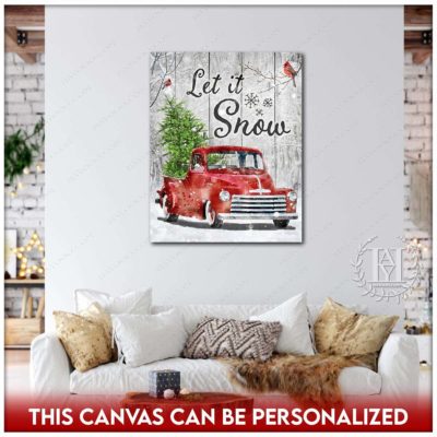 let it snow wall art