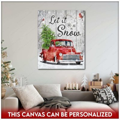 let it snow wall art