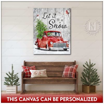 let it snow wall art