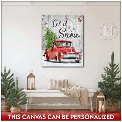 let it snow wall art