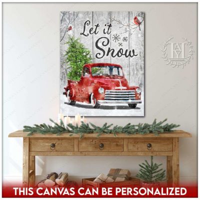 let it snow wall art