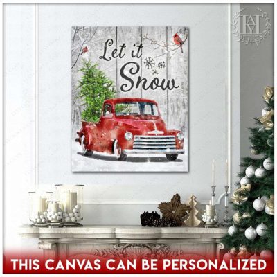 let it snow wall art