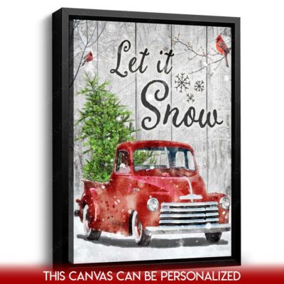 let it snow wall art