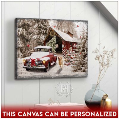 merry christmas canvas art