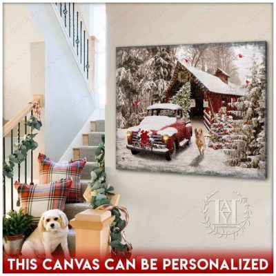 merry christmas canvas art