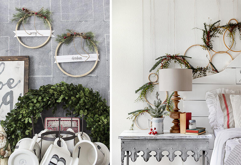 farmhouse christmas decor 