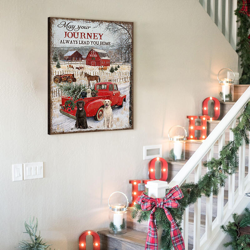 farmhouse christmas decor 