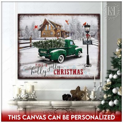 rustic christmas truck
