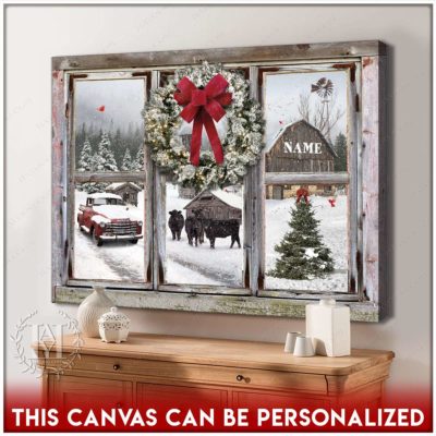 christmas window art