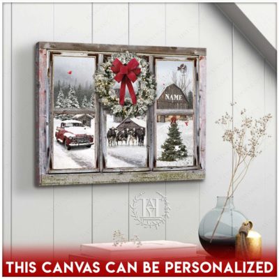 christmas window art