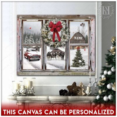 christmas window art