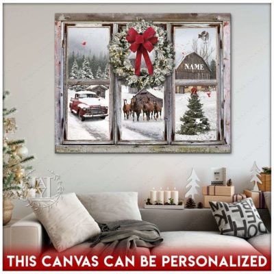 christmas window art