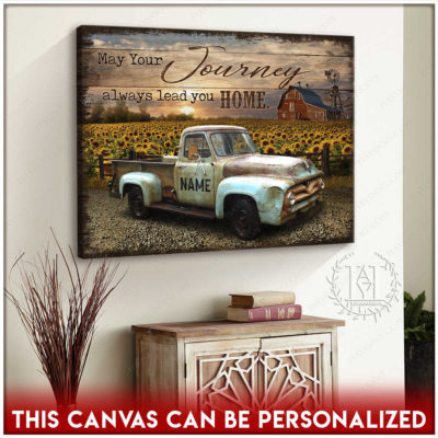 Farmhouse pickup truck wall art