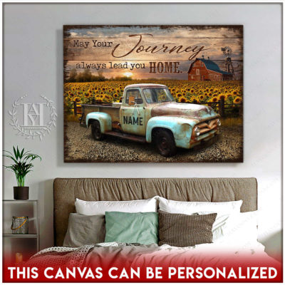 Farmhouse pickup truck wall art