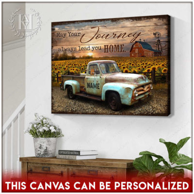 Farmhouse pickup truck wall art